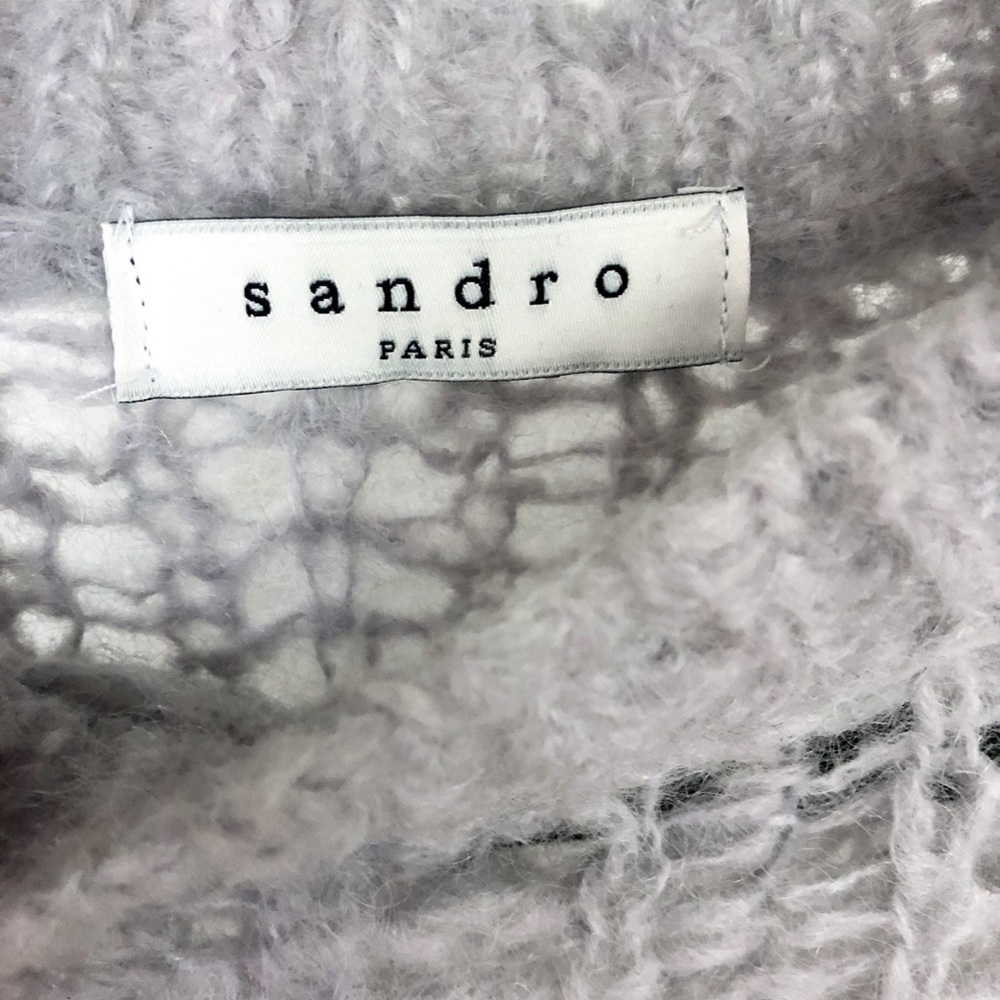 Sandro Stage mohair open knit sweater - Picture 5 of 8